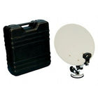 Digiwave Portable Offset Satellite Dish, 16" x 13" x 13", Grey-Portable Satellite dish for camp use