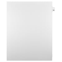 Mark Maker Legal Tabs - Letter Size - White - 1/25th cut - 25 tabs per package - 5 packages Pack - Number 153-White Single Tabs