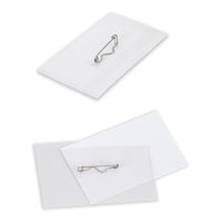 Staples Pin-Style Name Badge Kit - 10 Pack-Perfect for meetings, conferences and other group get-togethers
