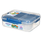 Sistema Bento Lunch TO GO 1.65L, Assorted Colours-Multiple removable compartments and a 150ml Yogurt Pot
