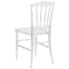 Flash Furniture Flash Elegance Crystal Ice Napoleon Stacking Chair (BHH002CRYSTAL)-Clear Ice Finish