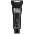 Liquitex Basics – Peinture acrylique 1046244, noir d'ivoire, tube de 118 ml-Formulée avec des pigments de qualité artistique sur lesquels l'artiste peut compter