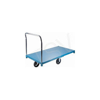 Kleton Heavy-Duty Platform Truck, Deck Width: 30", Handle Height: 40", Deck: Steel Deck, Deck Length: 60", Handle Height: 40"-Deck Width: 30"