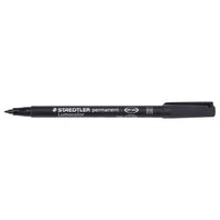 Staedtler Lumocolor Permanent Marker - Medium Point - Black - 36 Pack-1