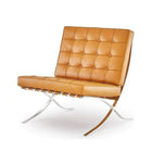 Plata Import Cross Leather Lounge Chair-Lounge Chair