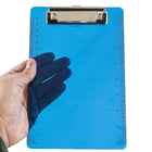 JAM Paper Small Plastic Clipboards, 6 x 9, Blue, 12 Pack-Blue Plastic Small Clipboard