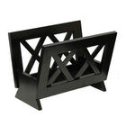 Oceanstar M1125 Contemporary Solid Wood Magazine Rack, Dark Mahogany-No assembly required
