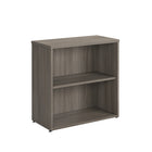 Sauder Affirm 2-Shelf Commercial Bookcase - Hudson Elm -2-shelf display bookcase, including 1 adjustable shelf