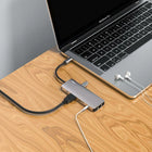 JCPal USB-C 9-Port USB-C Hub, USB-C to HDMI, USB-C PD, 3 x USB3.1, Ethernet, SD Card Reader, microSD Card Reader-SD and microSD card readers
