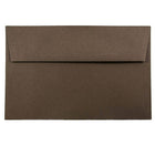 JAM Paper A9 Invitation Envelopes, 5.75 x 8.75, Chocolate Brown Recycled, 100 Pack (32311328g)-Chocolate brown