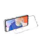 General Supply Goods + Co Wireless Charging Compatible Hybrid Case for Samsung Galaxy A14 - Clear-Full access to ports and buttons