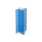 Azar Displays Plastic Pegboard Pinwheel Unit, 13.5" x 44", Blue (700444-BLU)-Blue plastic
