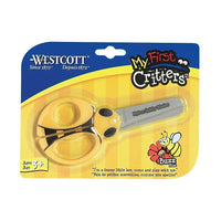 Westcott Buzz Safety Scissors, 6 Pack-My First Critters Safety Scissors