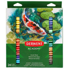 Derwent Acrylic Paints, 24 count-Upon drying, Derwent Academy Acrylic paints form a protective water- resistant film that retains the colour of your artwork without yellowing or cracking