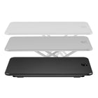 Uplite Standing Desk Converter Ergonomic Sit Stand Height Adjustable Workstation Single Top Riser For Laptop and Monitor-Table size is 26.4" x 18.5" (67x47cm), provides compact space for a monitor, laptop, keyboard, mouse, and more.