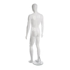 Can-Bramar PL Adult 2-in-1 Full Body and Headless Male Unbreakable Mannequin  - 73"H - Glass Base -  Glossy White-Assembly is effortless and can be done without any tools, you can dress and undress the mannequin with ease by following the included instructions