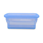 Minimal Silicone Food Storage Container - Blue - 660ml - Set of 2-Heat and freeze resistant