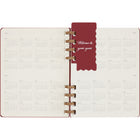 Moleskine Undated Extra Large Hard Cover Spiral Planner - 7.5" x 10" - Crush Cherry-Habit Tracking, Weekly Mood And Creative Corner