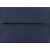 JAM Paper A6 Invitation Envelopes, 4.75 x 6.5, Navy Blue, 100 Pack (LEBA667g)-Navy blue