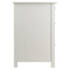 Winsome – Classeur delta en bois, blanc (10321)-Dimensions globales (po) : 30,71 haut. x 20,87 larg. x 20,24 prof.