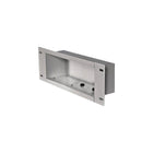 Peerless-AV IBA3 Recessed Cable Management and Power Storage Accessory In-Wall Box, White-White