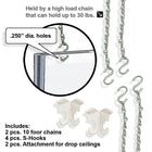 Azar Displays 11" x 17" Hanging Poster Frame (172709)-11"H x 17"W