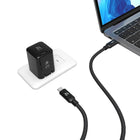 Adam Elements OMNIA X3 30W USB-C Power Adapter, Black-Delivered the fastest charging speed for your smartphone, 0%-50% in only 30 minutes