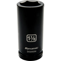 Dynamic Tools 3/4" Drive 6 Point SAE, 1-9/16" Deep Length, Impact Socket-Size: 1-9/16"