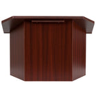 Flash Furniture Foldable Tabletop Lectern in Mahogany-Portable Lectern