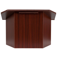 Flash Furniture Foldable Tabletop Lectern in Mahogany-Portable Lectern