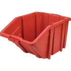 Kleton Jumbo Plastic Bins, 15-1/2" W x 13" H x 25" D, Red, 200 Lbs. Capacity - 3 Pack-Capacity: 200 lbs.
