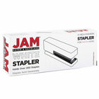 JAM Paper Modern Desk Stapler, White-Dimensions: 6 x 2.25