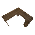 Monarch Specialties 7721 Computer Desk - Dark Walnut L-Shaped Corner/2 Shelves-9
