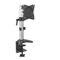 ShoppingAll Single Vertical Monitor Desk Stand-Hold one 15"-32" monitor, The arm holds up to 17.6lb/8kg monitor with 75mm x75mm or 100mm x 100mm VESA mounting hole