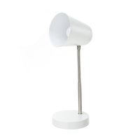 Simply Gooseneck Desk Lamp, White-Gooseneck desk lamp