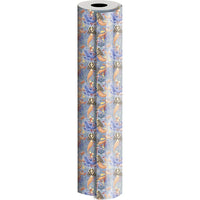 JAM Paper Industrial Size Bulk Wrapping Paper Rolls, Mermaids, 1/2 Ream (834 Sq. Ft)-417ft x 24in (834 sq. ft)