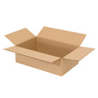 Corrugated Shipping Box - 9" L x 9" W x 9" H - 32ECT - 25 Pack-Brown/Kraft