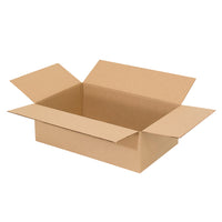 Corrugated Shipping Box - 9" L x 9" W x 9" H - 32ECT - 25 Pack-Brown/Kraft