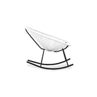 Plata Import Acalco Rocker Chair, White Seat (WR-1350-R-WHT)-Lounge Chair