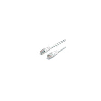 StarTech M45PATCH15WH 15' Cat 5e Molded Patch Cable, White-Dual RJ-45 Male connectors ensure seamless connectivity