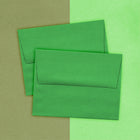 JAM Paper A2 Invitation Envelopes, 4.38 x 5.75, Brite Hue Green Recycled, 1000 Pack (15843B)-Closure: Gum