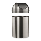 Umbra Mezzo Can, Brushed Silver and Gunmetal-9" x 14.5"