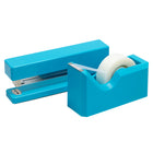 JAM Paper Office & Desk Sets, Stapler Tape Dispenser, Blue (3378BL)-Stapler Size: 6 x 2.5 x 1.125 inches Tape Dispenser Size: 4.5 x 2.5 x 1.75 inches