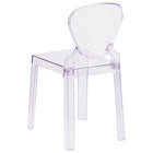 Flash Furniture Ghost Chair with Tear Back (OWTEARBACK18)-Polycarbonate Molded Structure