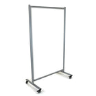 Luxor - Cloison/tableau blanc magnétique mobile, 38,5 po x 64 po (MD4072W)-Fait d'acier peint avec cadre en aluminium au fini chrome
