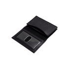 Champs Leather RFID Cardholder - Black-ID window for super fast and easy display of your most used cards