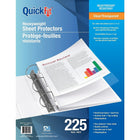 QuickFit Heavy Weight Top Load -  Sheet Protectors - Clear - 225 Pack-Sheet/ Document Protector