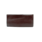 Ashlin CALABRIA Single Eyeglass Case with Pen Loop, Dark Brown-Convenient way to store your eyeglasses, plus a pen as well