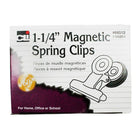 Charles Leonard 1 1/4" Magnetic Spring Clip, 24/Box-Size: 1 1/4"