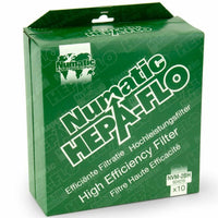 Numatic NVM-1CH Hepa-Flo Vacuum Bags for 300 Series Vacuums - 10 Pack-Hepa-Flo Vacuum Bags for Numatic 300 series Vacuums